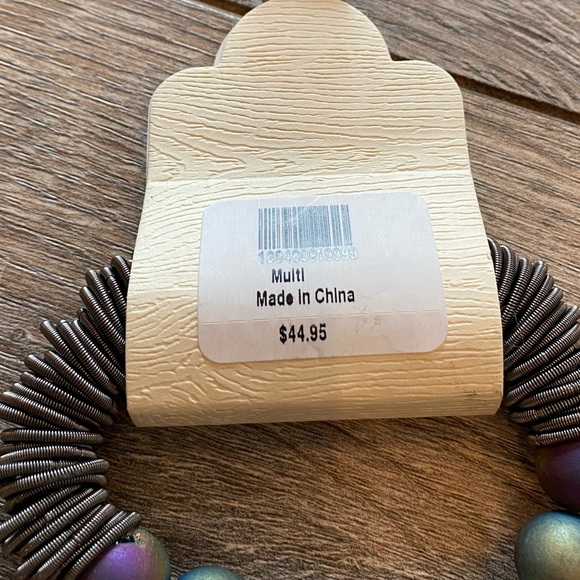 NWT Geode Treasures stretch bracelet Coldwater - Picture 5 of 6